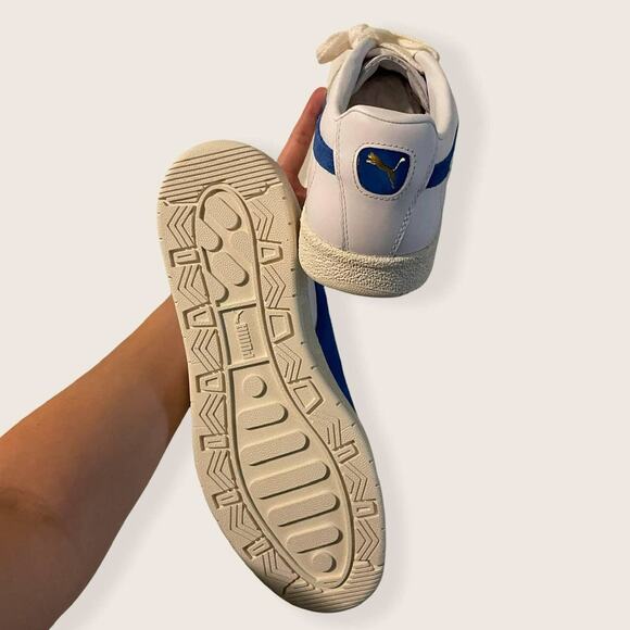 New Puma Oslo-City Sneakers Lapis Blue/White. Size 10.5 - Picture 3 of 4